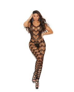 Crochet Footless Bodystocking with Open Crotch