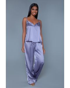 Madison Satin Pants PJ Set