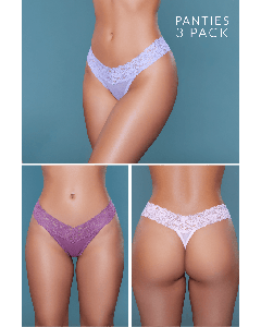 Mila Thong 3 Pack