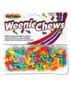 Weenie Chews Candies - Asst. Flavors Bag of 125