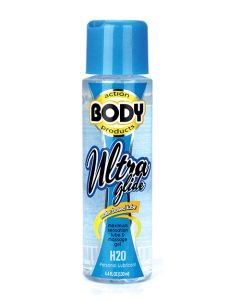 Body Action Ultra Glide Water Based - 4.4 oz Bottle
