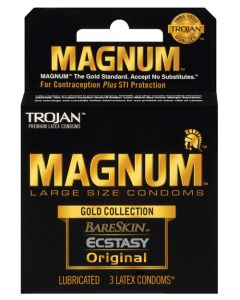 Trojan Magnum Gold Collection - Box of 3