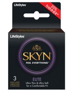 Lifestyles SKYN Elite Ultra Thin Condoms - Pack of 3