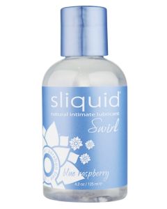 Sliquid Naturals Swirl Lubricant - 4.2 oz Blue Raspberry
