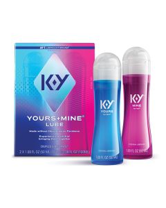 K-Y Yours + Mine Lubrication Combo Pack - 1.69 oz Bottles