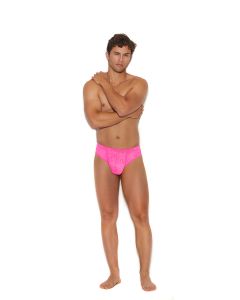 Men's Printed Mesh Brief