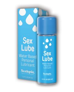 Sextopia Sex Lube Water Based Personal Lubricant - 2.2 oz Bottle