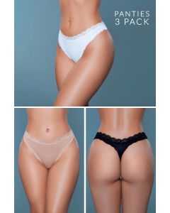 Mandy Thong 3 Pack