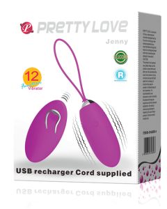 Pretty Love Jenny Remote Control Bullet Vibe - Fuchsia