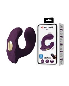 Pretty Love Billy Vibrating Dual Stimulator - Purple