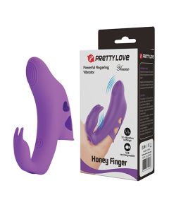 Pretty Love Yenna Dual Finger Vibe - Purple