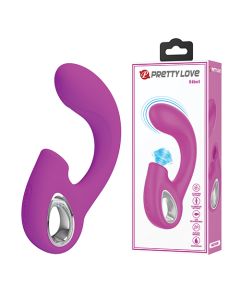 Pretty Love Sibel Tapping Rabbit G Vibrator - Fuchsia