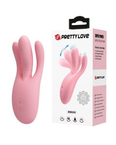 Pretty Love Diego Nodding Vibrator - Pink