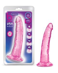 Blush B Yours Plus 7" Lust n' Thrust Dildo - Pink