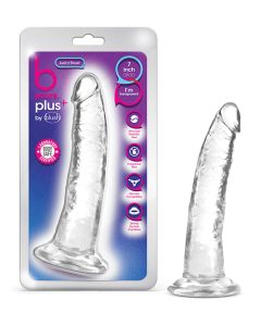 Blush B Yours Plus 7" Lust n' Thrust Dildo - Clear