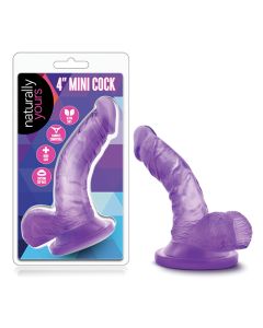 Blush Naturally Yours 4" Mini Cock - Purple