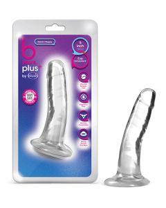 Blush B Yours Plus 5" Hard n' Happy Dildo - Clear