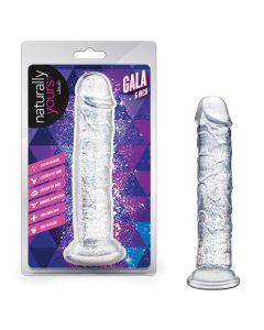 Blush Naturally Yours - Gala - Sparkling Clear Dildo