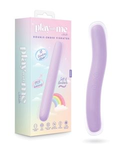Play With Me Double Ended Vibrator - Purple