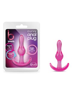 Blush B Yours Curvy Anal Plug - Pink