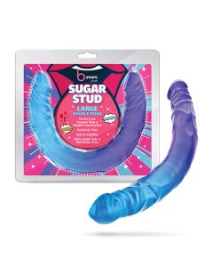 Blush B Yours 14" Large Double Dong Sugar Stud - Multi Color