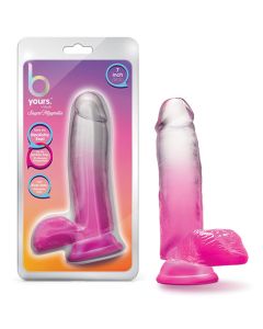 Blush B Yours 7" Sugar Magnolia Dildo - Fuchsia
