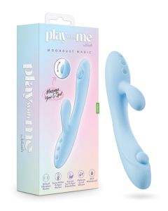 Blush Play With Me Moondust Magic Vibrator - Blue