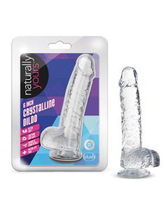 Blush Naturally Yours 6" Crystalline Dildo - Diamond