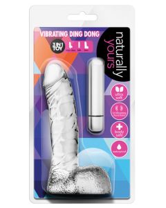 Blush Naturally Yours Vibrating Ding Dong - Clear