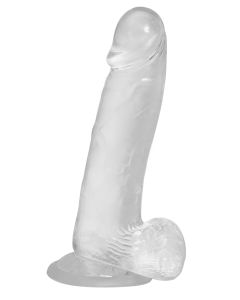 Crystal Addiction 8" Dong - Clear