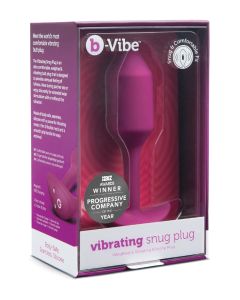 b-Vibe Vibrating Weighted Snug Plug M - 112 g Rose