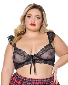 Scallop Stretch Lace Soft Cup Bralette