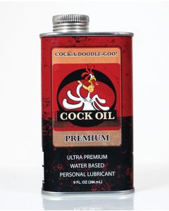 Cock Oil Water Based Lubricant - Metal Can 9 oz