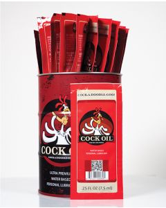 Cock Oil Collectors Edition Cock Oil Branded Drum With 25 Foil Packets
