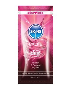 Skins Excite Water Based Lubricant - 5 ml Foil