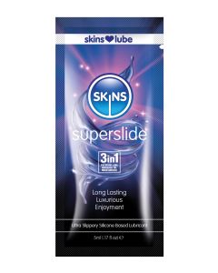 Skins Super Slide Silicone Based Lubricant - 5 ml Foil