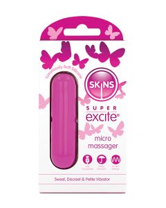 Skins Super Excited Petite Vibrator - Pink
