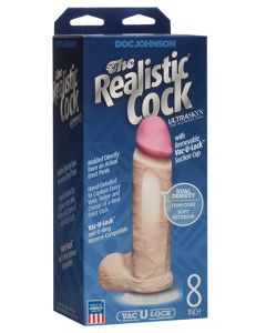 Realistic 8" ULTRASKYN Cock w/Balls