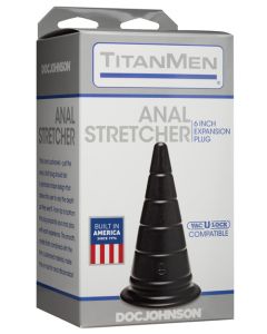 Titanmen 6" Anal Stretcher - Black