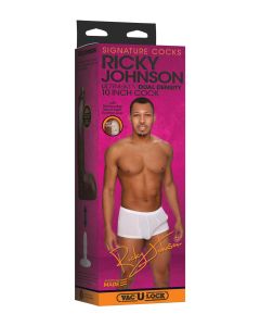 Signature Cocks ULTRASKYN 10" Cock w/Removable Vac-U-Lock Suction Cup - Ricky Johnson
