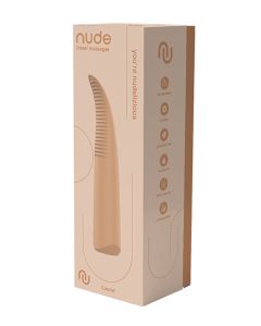 NUDE Laurel Rechargeable Travel Massager - Tan