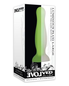 Evolved Luminous Anal Plug Large - Green