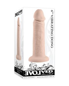 Evolved 6" Vibrating Dong