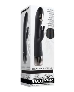 Evolved Heat Up & Chill G-Spot Rabbit - Black