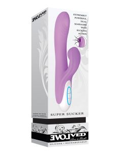 Evolved Super Sucker Dual Stim - Pink