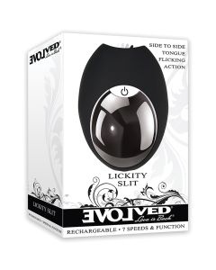 Evolved Lickity Slit Oral Massager - Black