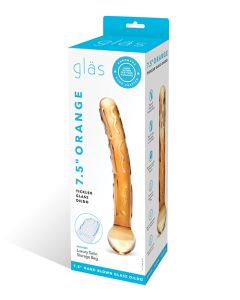 Glas Tickler Dildo - Orange