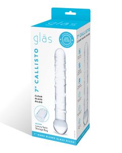 Glas Callisto Glass Dildo - Clear