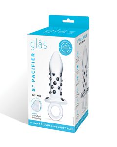 Glas Pacifier Glass Butt Plug
