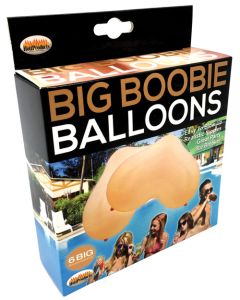 Big Boobie Balloons - Flesh Box of 6